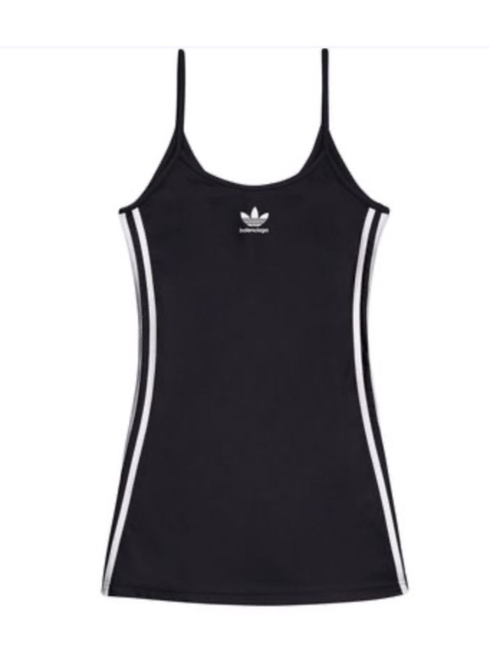 Balenciaga x Adidas collab mini tank bodycon dress